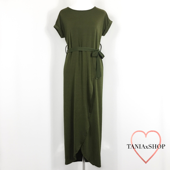 "Olive It!" Green Maxi Dress - Picture 2 of 6